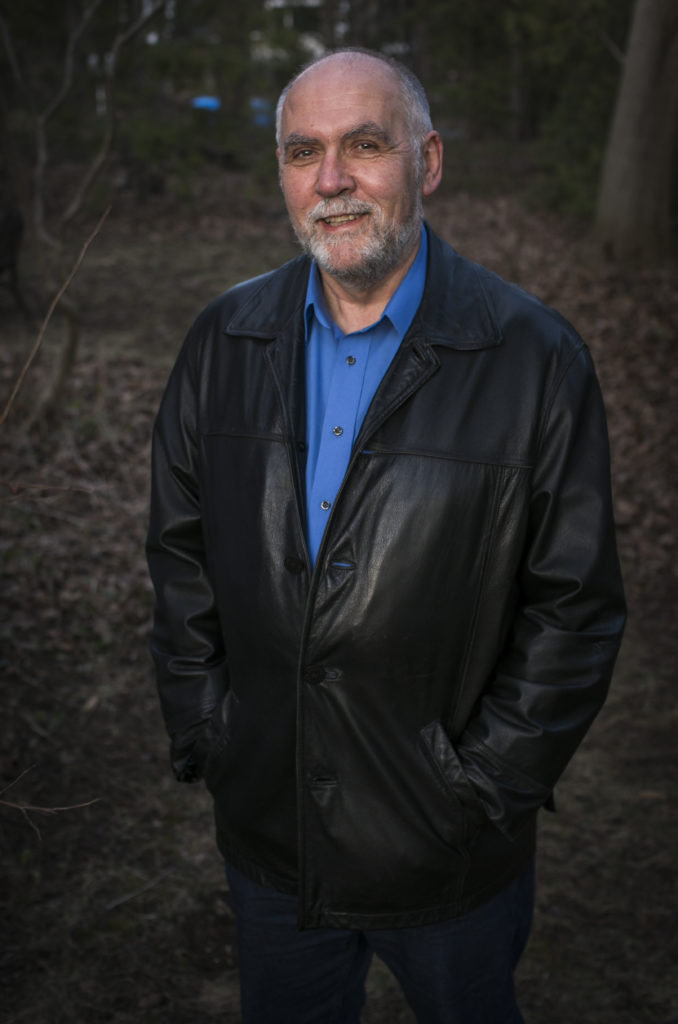 Author Mark Abley in Montreal, photo by John Kenney